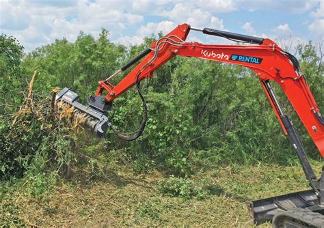 best mini excavator for mulching|mulching attachment for mini excavator.